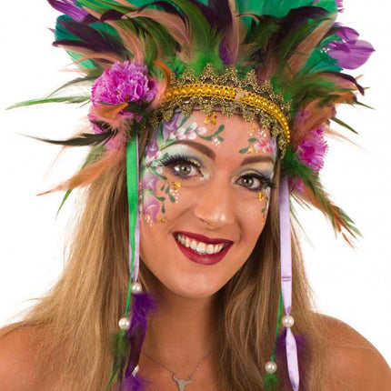 PartyXplosion Veren hoofdtooi Hidatsa