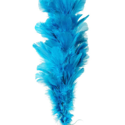 PartyXplosion Verenpluim Blauw – 22 cm