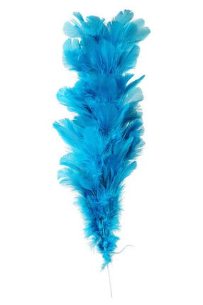 PartyXplosion Verenpluim Blauw – 22 cm