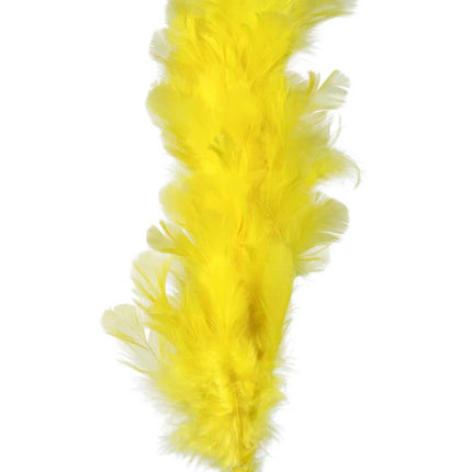 PartyXplosion Verenpluim Geel – 22 cm