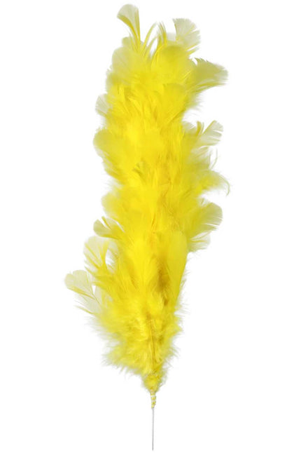 PartyXplosion Verenpluim Geel – 22 cm