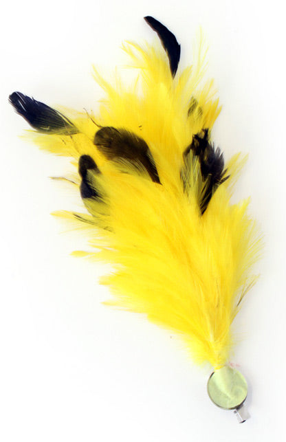 PartyXplosion Verenpluim Geel 30 cm