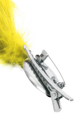 PartyXplosion Verenpluim Geel 30 cm