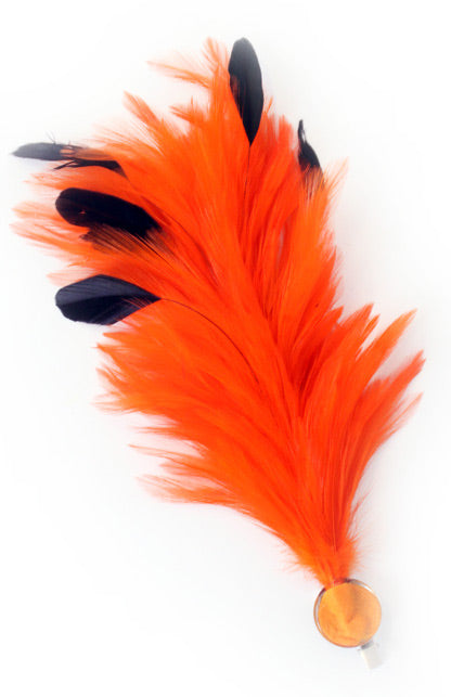 PartyXplosion Verenpluim Oranje 30 cm