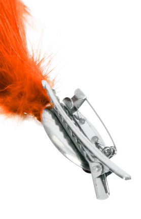 PartyXplosion Verenpluim Oranje 30 cm