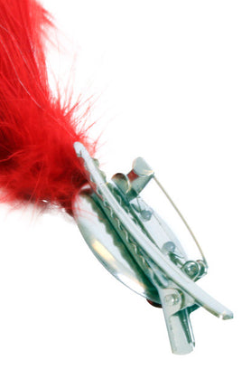 PartyXplosion Verenpluim Rood 30 cm