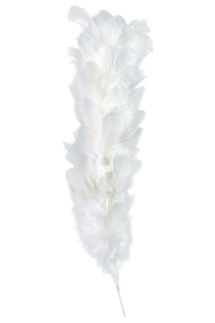 PartyXplosion Verenpluim Wit – 22 cm