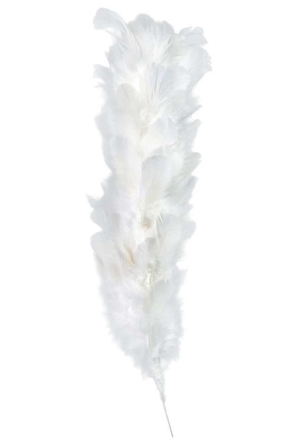 PartyXplosion Verenpluim Wit – 22 cm