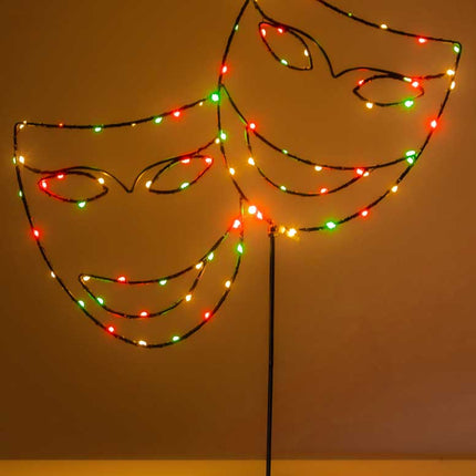 PartyXplosion Verlichte decoratie maskers