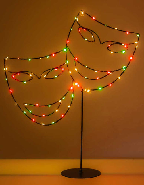 PartyXplosion Verlichte decoratie maskers