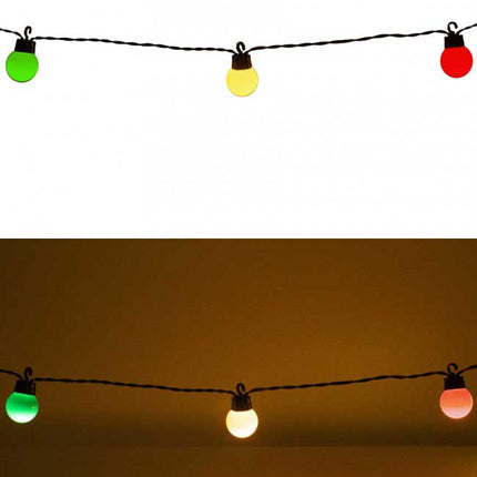 PartyXplosion Verlichting Rood Geel Groen 20 lampjes