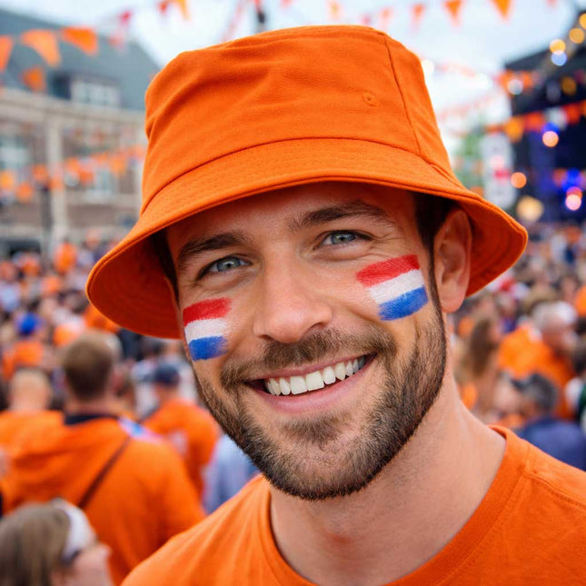 PartyXplosion Vissershoedje Oranje