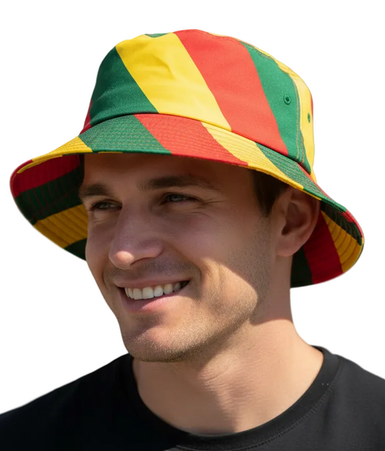 PartyXplosion Vissershoedje  Rood Geel Groen