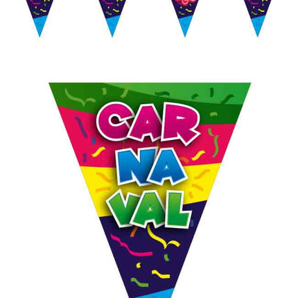 PartyXplosion Vlaggenlijn 10 meter Carnaval