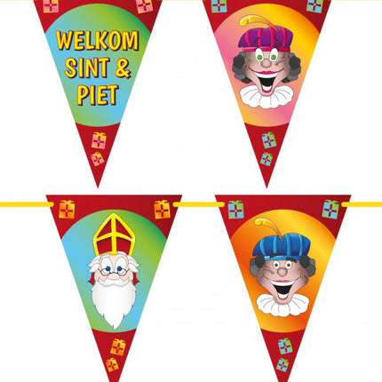 PartyXplosion Vlaggenlijn Welkom Sint en Piet