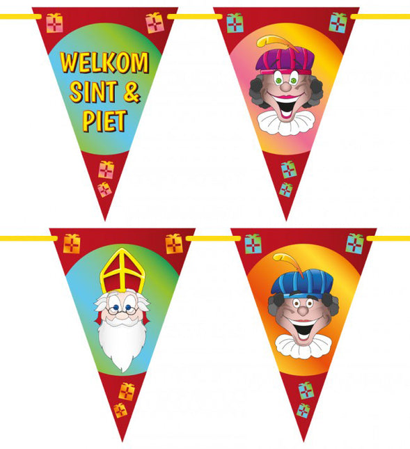 PartyXplosion Vlaggenlijn Welkom Sint en Piet