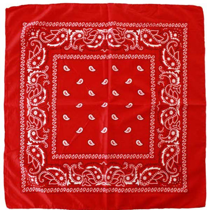 PartyXplosion Zakdoek Rood Met Koffieboon Motief