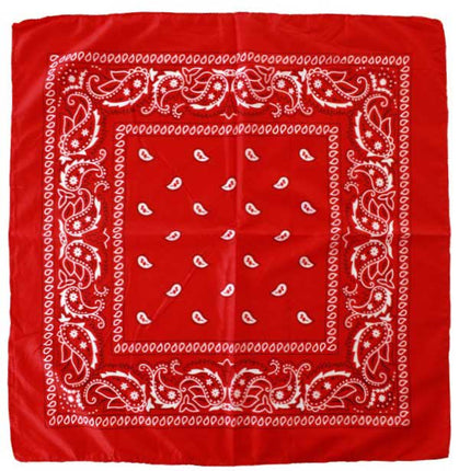 PartyXplosion Zakdoek Rood Met Koffieboon Motief