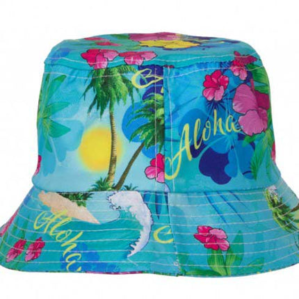 PartyXplosion Zonneklep Tropicana Blauw