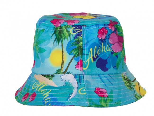 PartyXplosion Zonneklep Tropicana Blauw