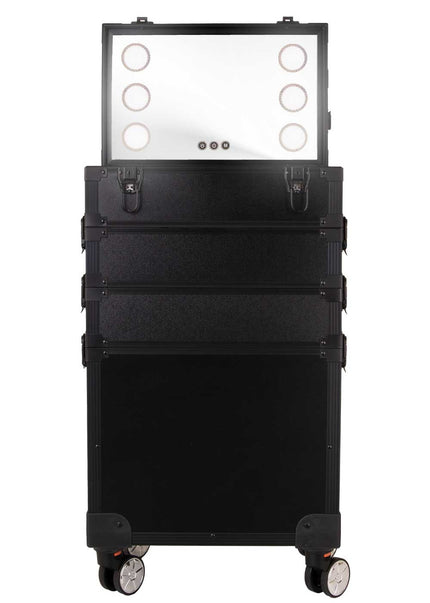 PXP Professional Colours 4 in 1 Make-up trolley deluxe met spiegel en licht