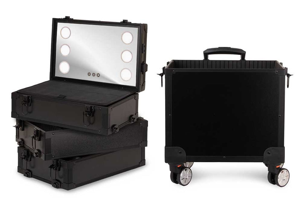 PXP Professional Colours 4 in 1 Make-up trolley deluxe met spiegel en licht
