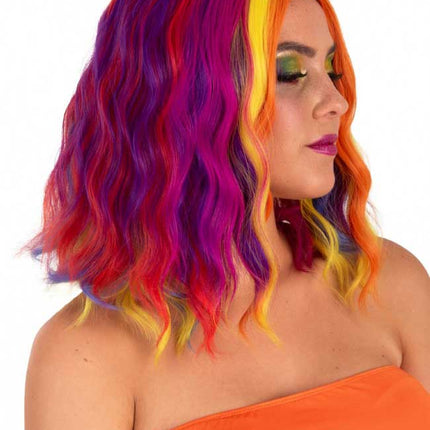 PXP Professional Colours Pruik Alicia Wave Multicolor
