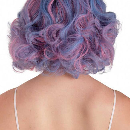PXP Professional Colours Pruik Arlene Blauw Roze