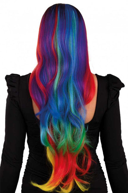PXP Professional Colours Pruik Selena Regenboog All Over