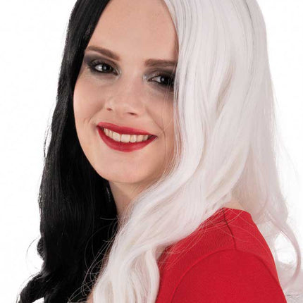 PXP Professional Colours Pruik Selena Zwart Wit