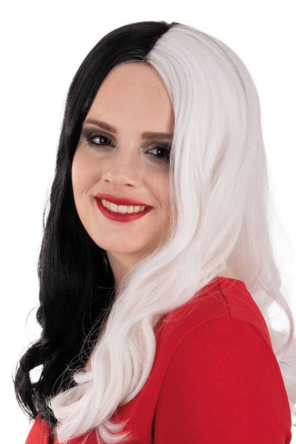 PXP Professional Colours Pruik Selena Zwart Wit