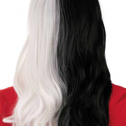 PXP Professional Colours Pruik Selena Zwart Wit