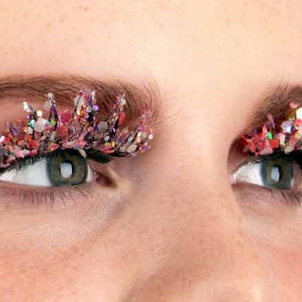 PXP Professional Colours PXP Candy Luminous glitter wimpers Calypso stijl roze geel