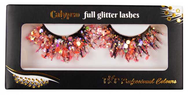 PXP Professional Colours PXP Candy Luminous glitter wimpers Calypso stijl roze geel