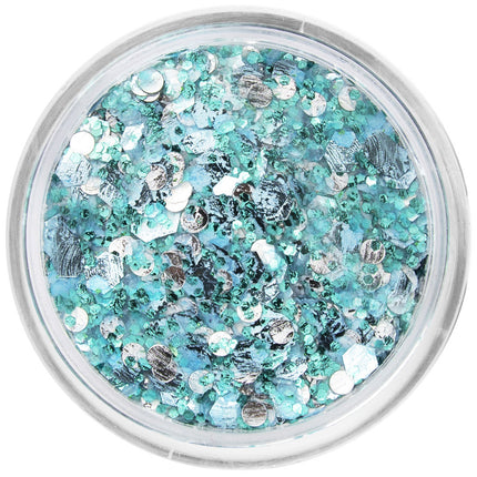 PXP Professional Colours PXP Chunky Glitter Cream Turquoise Ocean 10 ml