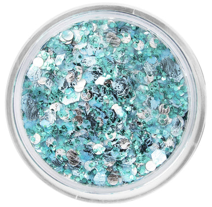 PXP Professional Colours PXP Chunky Glitter Cream Turquoise Ocean 10 ml