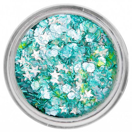 PXP Professional Colours PXP Chunky Glitter Cream Turquoise Ocean 10 ml
