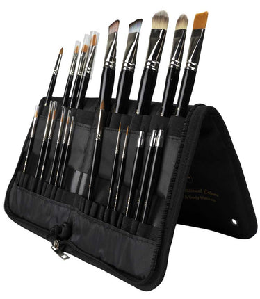 PXP Professional Colours PXP Dubbele Penselen Etui Zwart