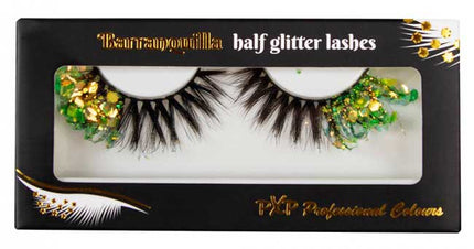 PXP Professional Colours PXP Emerald Fluoriserende glitter wimpers Barranquilla stijl