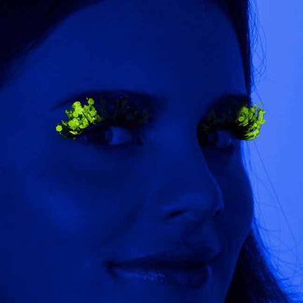 PXP Professional Colours PXP Groen Fluoriserende glitter wimpers Barranquilla stijl