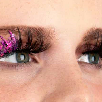 PXP Professional Colours PXP Hotpink Fluoriserende glitter wimpers Barranquilla stijl