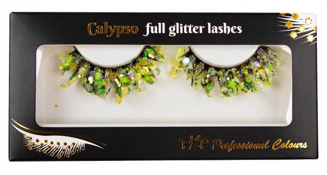 PXP Professional Colours PXP Lime Luminous glitter wimpers Calypso stijl