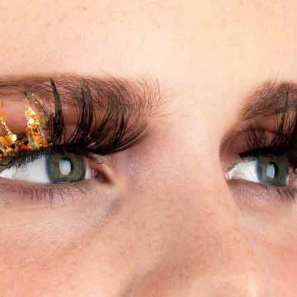 PXP Professional Colours PXP Oranje Fluoriserende glitter wimpers Barranquilla stijl