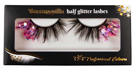 PXP Professional Colours PXP Roze Fluoriserende glitter wimpers Barranquilla stijl