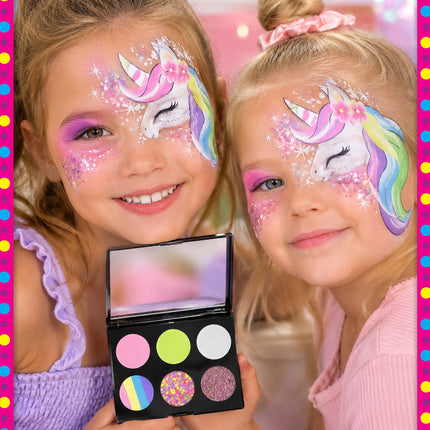 PXP Professional Colours PXP Schmink en Glitter Mix Palette UV Pastel Unicorn