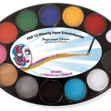 PXP Professional Colours PXP Schmink Palet Basic 12 x 4 gram