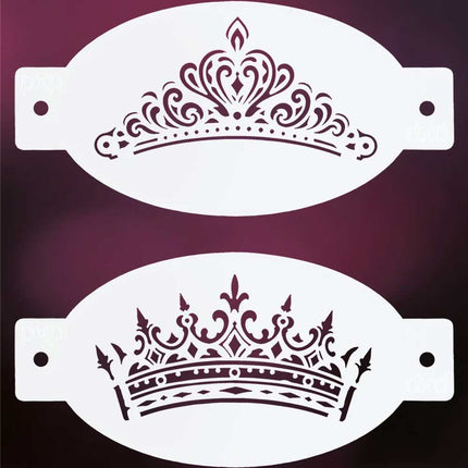 PXP Professional Colours PXP Schminksjabloon The Crown – 2 Stencils