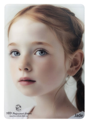 PXP Professional Colours Schmink Oefenbord Jade Meisje Zijaanzicht