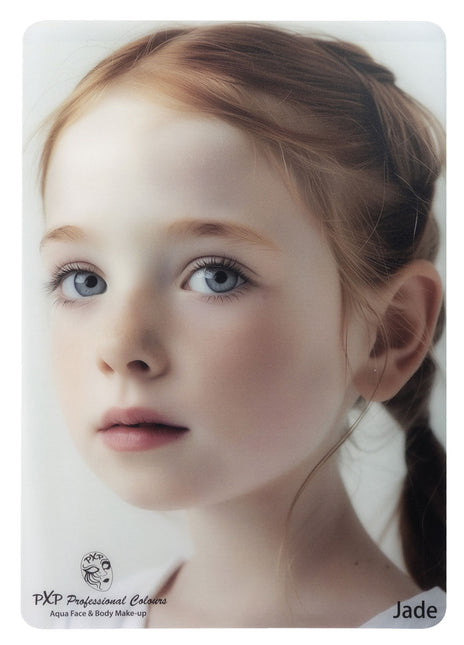 PXP Professional Colours Schmink Oefenbord Jade Meisje Zijaanzicht