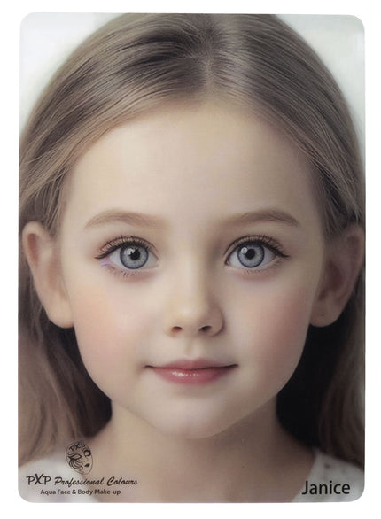 PXP Professional Colours Schmink Oefenbord Janice Meisje